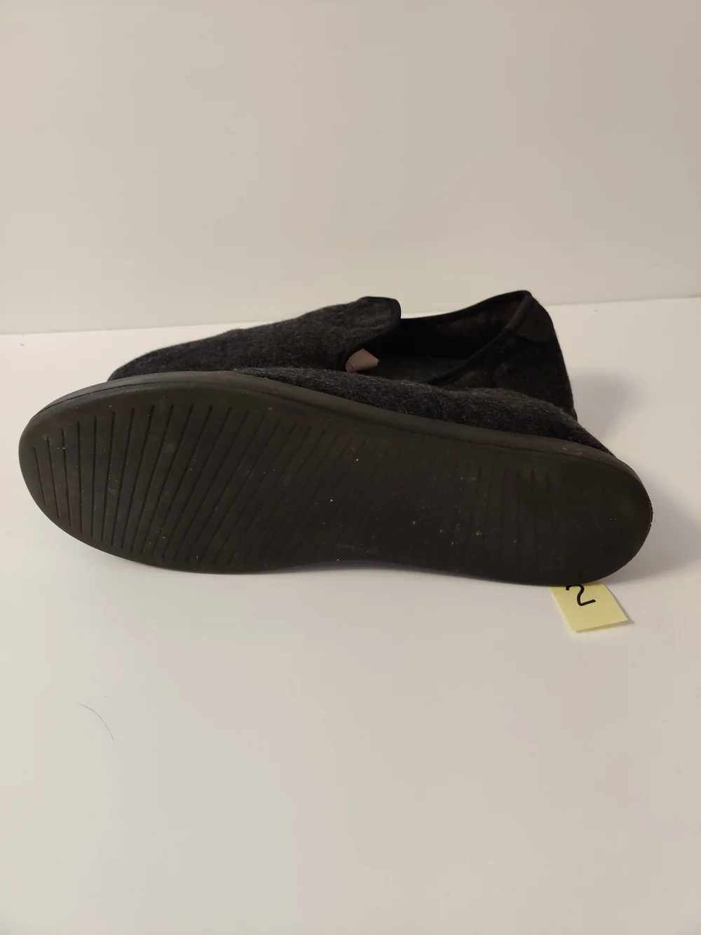 Men's Allbirds Slip-On Dark Gray Wool-Blend Casual Shoes - Charcoal 12